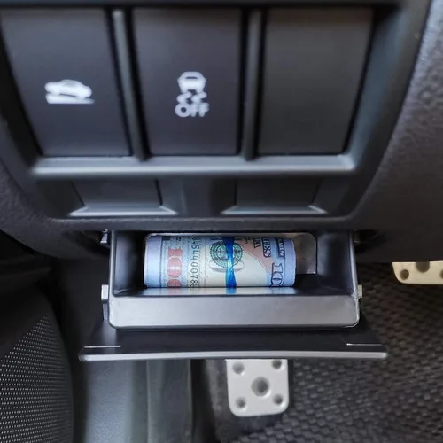 Imagen 2 del producto Caja de fusibles, contenedor de monedas, bandeja de tablero de almacenamiento, Compatible con Subaru XV, Crosstrek, Forester, Outback, Legacy, Impreza, WRX, STI, ascenso