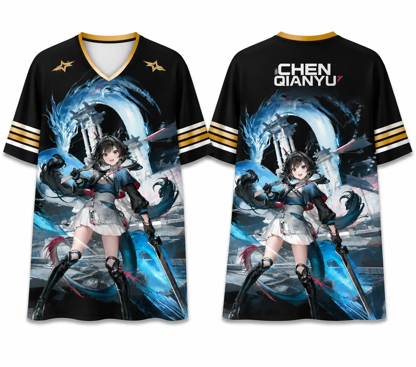 Arknights: Endfield,GUGUGAGA,Endministrator,Chen Qianyu,Arcane,Last Rite All Over Print Jersey, Breathable Quick Dry Tee