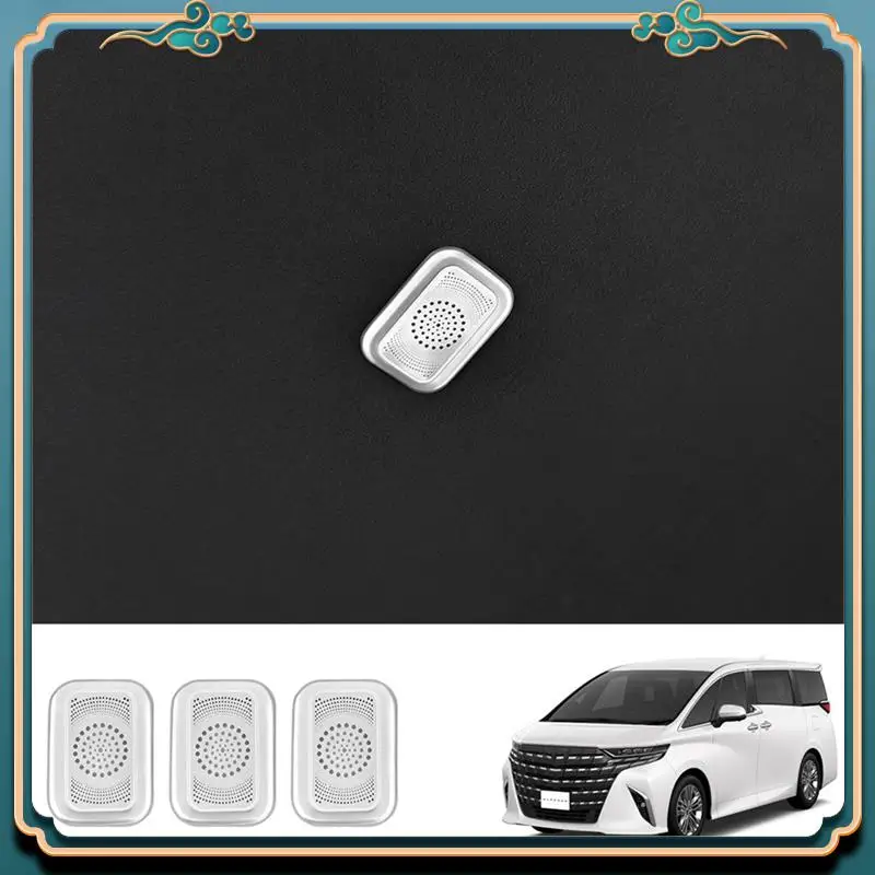 

Новейший чехол для Toyota Alphard 40 Series 2023 + из нержавеющей стали, автомобильный Стайлинг, крышка динамика на крыше, замена интерьера