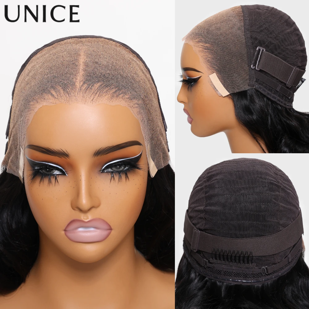 UNice شعر 13x4 شعر مستعار غريب مستقيم قبل قطعها قبل قطع قبل ابيض شعر مستعار غلويليس شعر الإنسان الدانتيل شعر مستعار أمامي 150% الكثافة #3