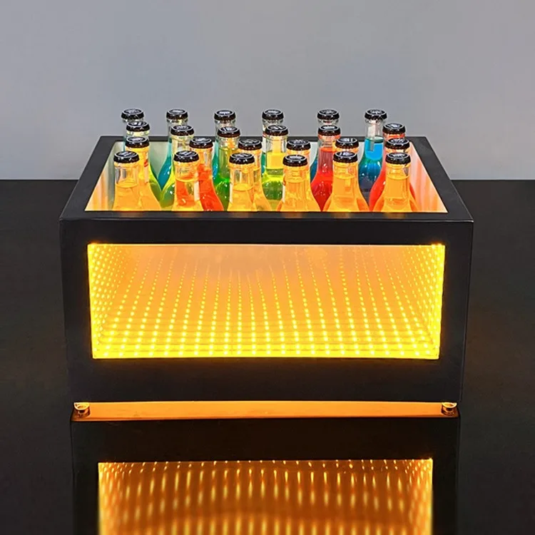 

Лидер продаж, бар, светящееся ведро для льда, KTV, светящаяся пивная рама, четырехстороннее бездневное зеркало, металлическое подшивка, бочка для шампанского, зарубежная бочка для вина