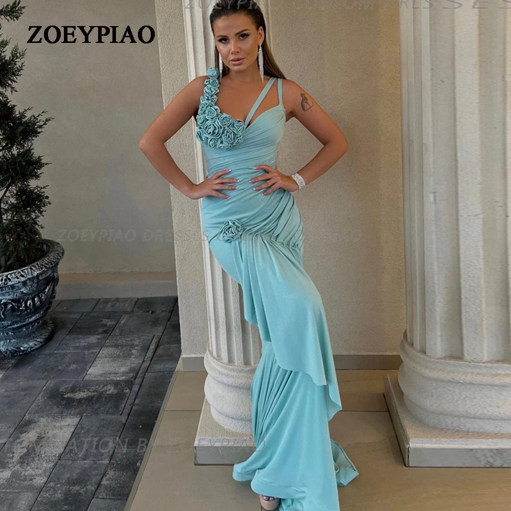 

Special Green Long Sleeveless Mermaid Formal Party Dresses Sweetheart Satin Evening Gowns Dubai Night Club Dress Robe de soiree