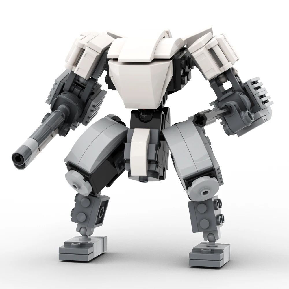 MOC Spector Mech blocs de construction modèle Orange sentinelle Mech briques alimenté Grand Patron Xia Mech noir mouette jouet enfants cadeau