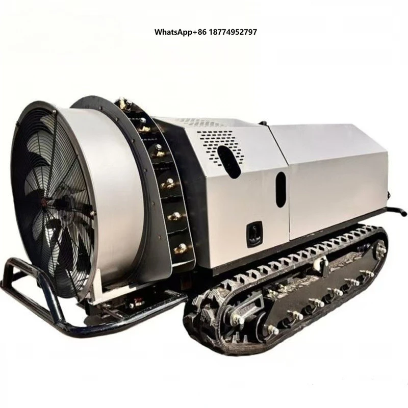 15  -Battery Hybrid 550L Remote-Controlled Track Sprayer Multi-Function Orchard High-Pressure Air-Assisted Sprayer
