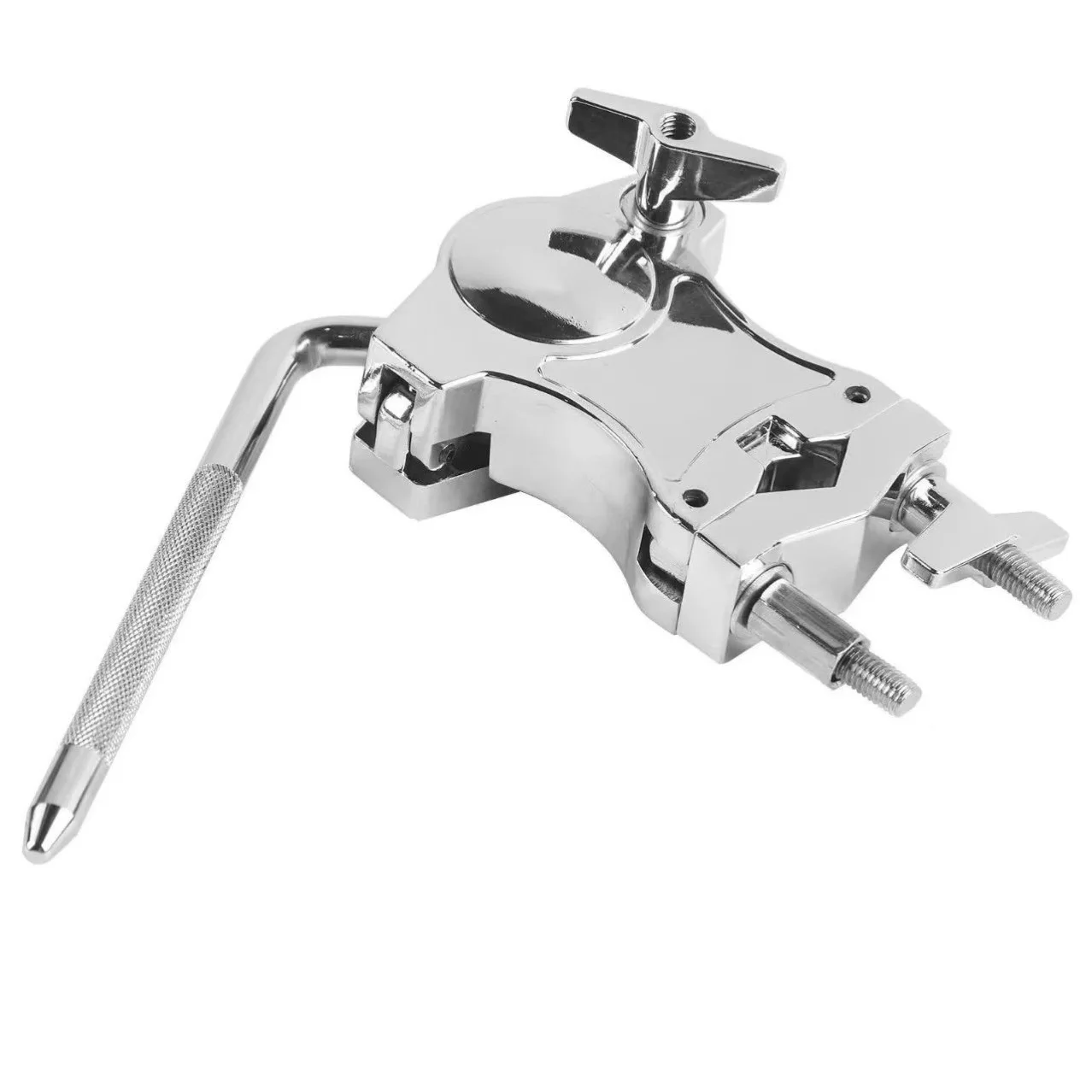 Drum Tom Extension Clamp, Ball Joint Suspension Mount, Tom Holder for Drum Kit Hardware Parts