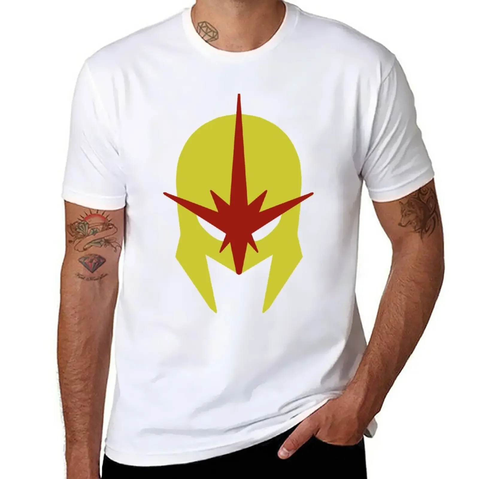 UMvC3 Nova Helmet T-Shirt tops plain plus size tops mens funny t shirts