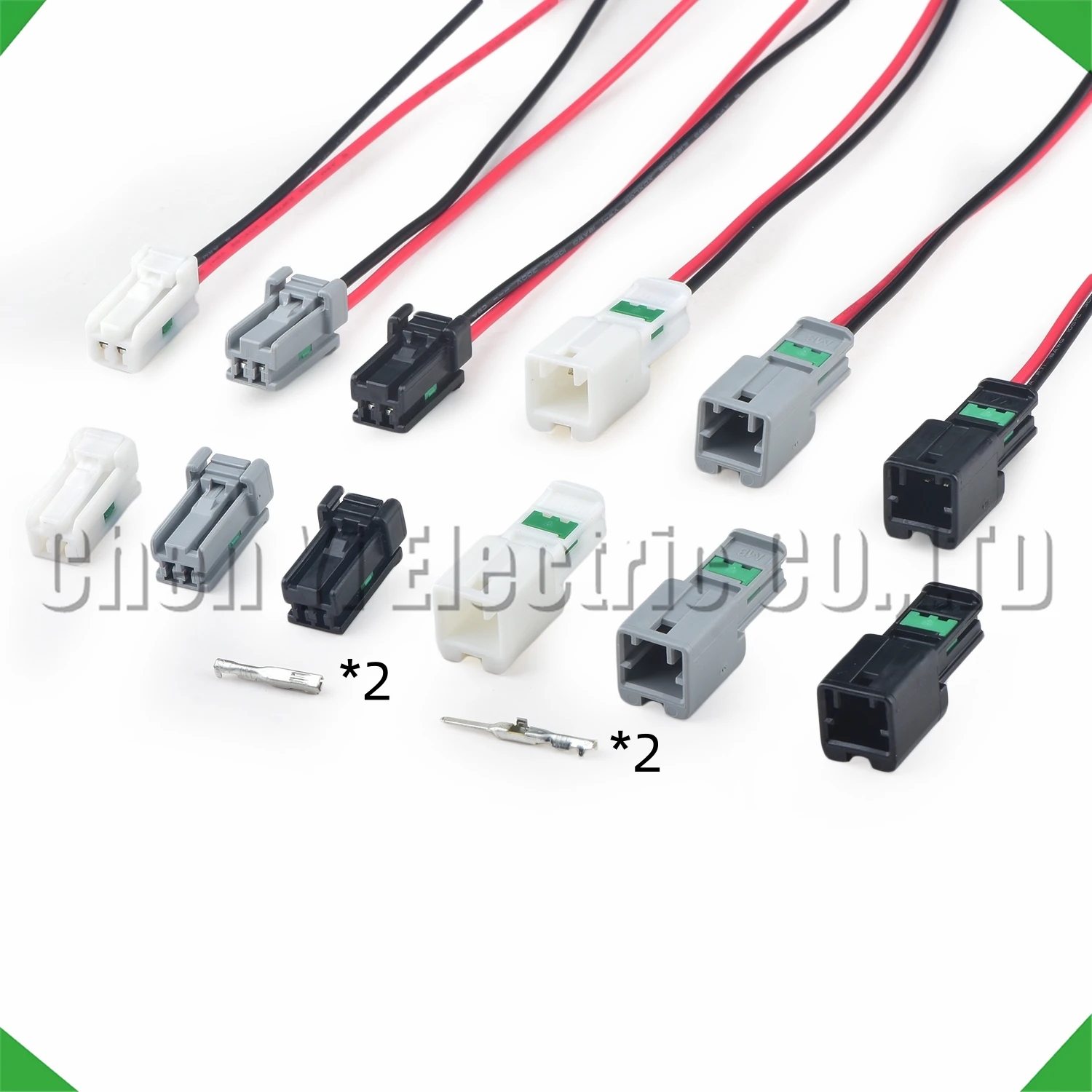 

2 Pin Automotive Connectors Middle mounted horn tweeter Wire harness Plug HK267-02120 HK266-02020 For Hyundai Kia