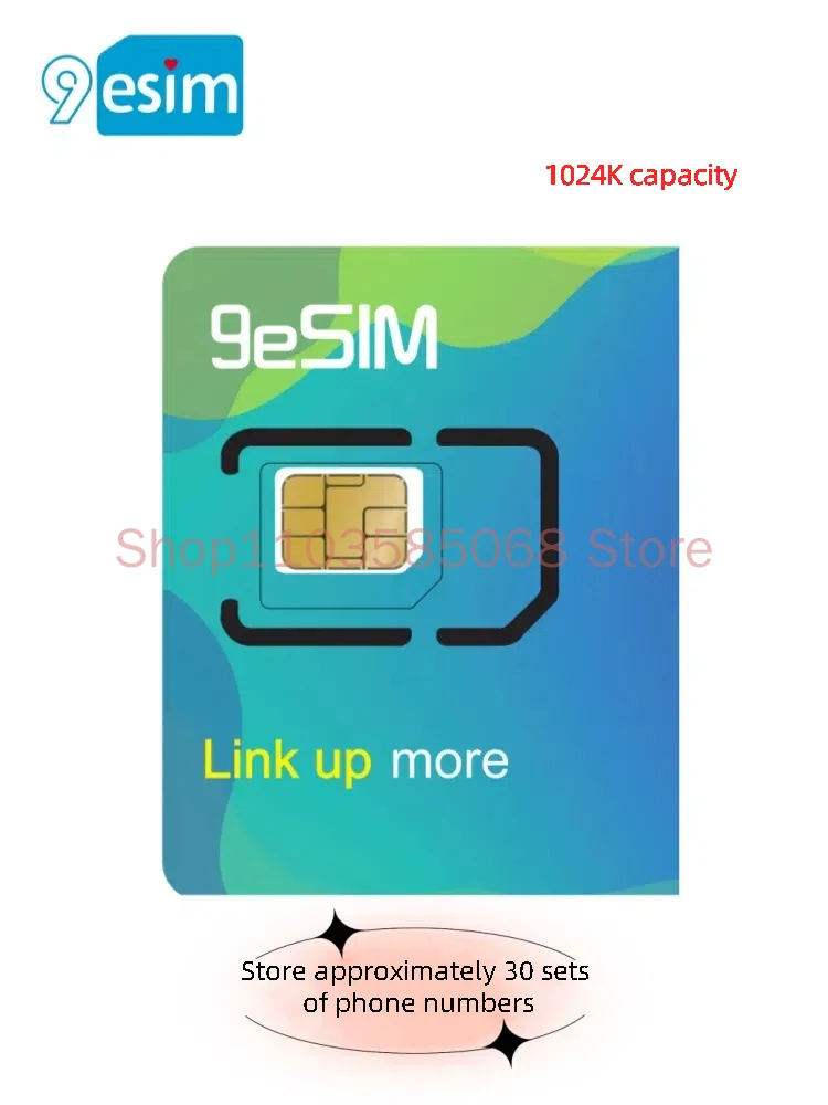 9eSIM – carte d'écriture ESIM vers lecteur de carte physique SIM, avec Support d'écriture illimité pour lire et écrire de cartes 5ber