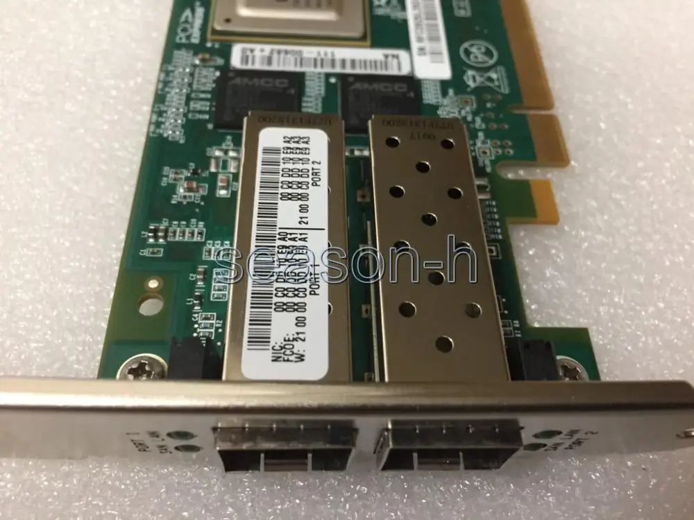 111-00682 QLE8152-T-NAP QLE8152  X1927A-R6 10GBase-X-PCI-E-x8 2-Port Ethernet Card