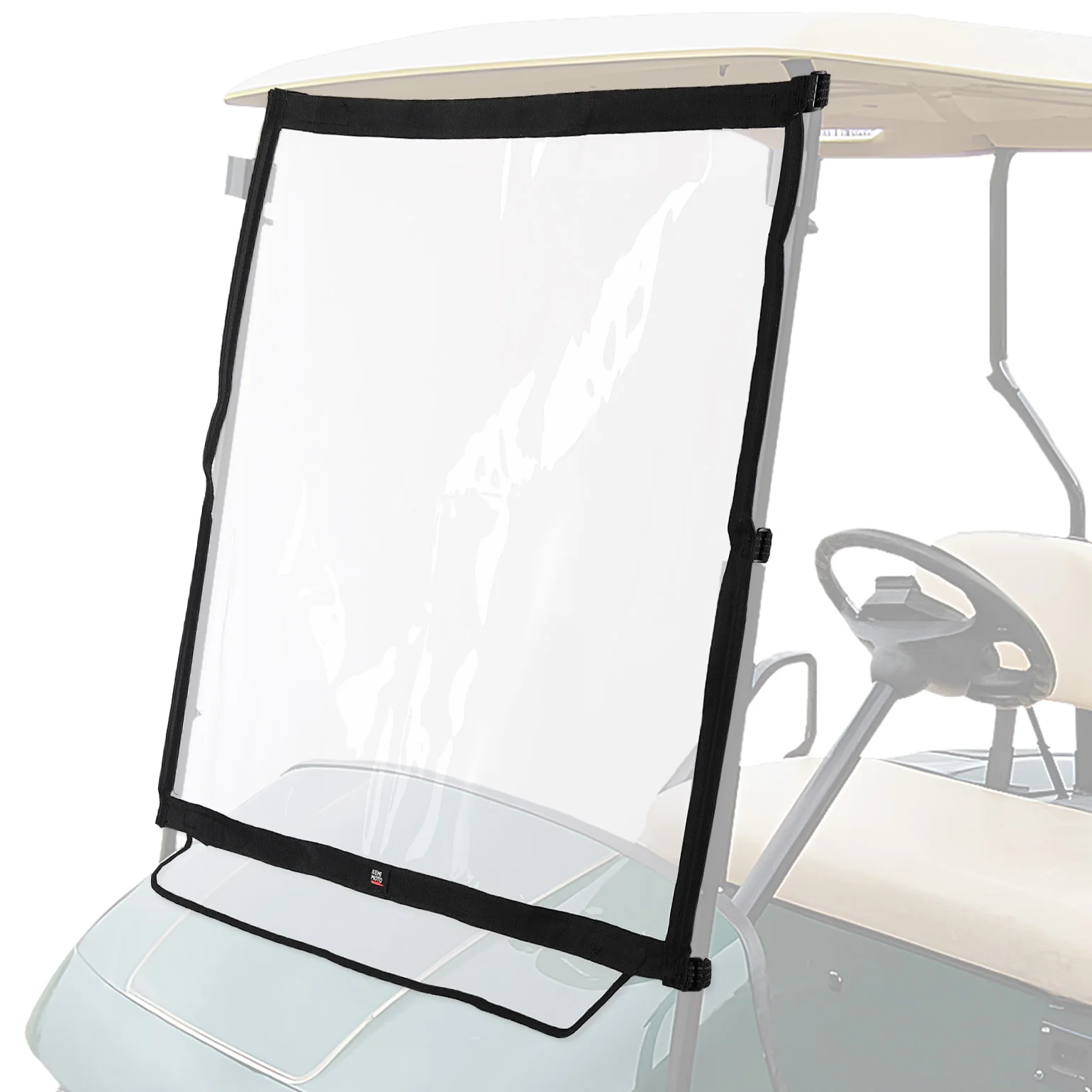 

Golf Cart Front Windshield For EZGO TXT 1994-2013 600D PVC Foldable Weatherproof No Drilling Required Easy Installation