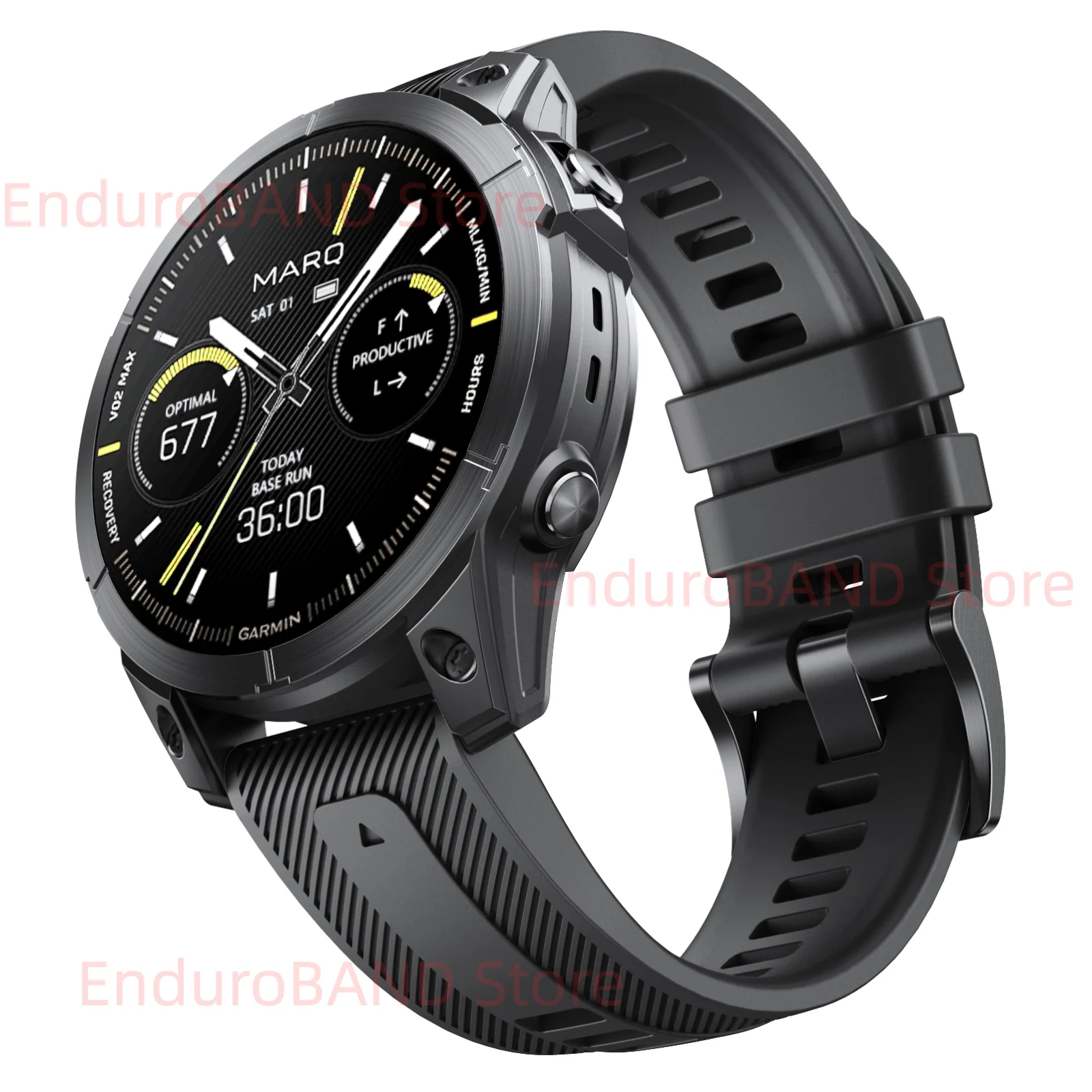 EnduroBAND for Fenix 6 Bands 22MM Easy-fit Soft Silicone Watch Band Replacement for Fenix 7/Fenix 6 Pro/Fenix 5/Fenix 5 Plus/App