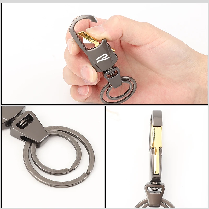 Car Key Chain Durable Key Ring Pendant Waist Chain Ring Buckles Accessories For Volkswagen VW Passat Golf Tiguan Polo Scirocco 6
