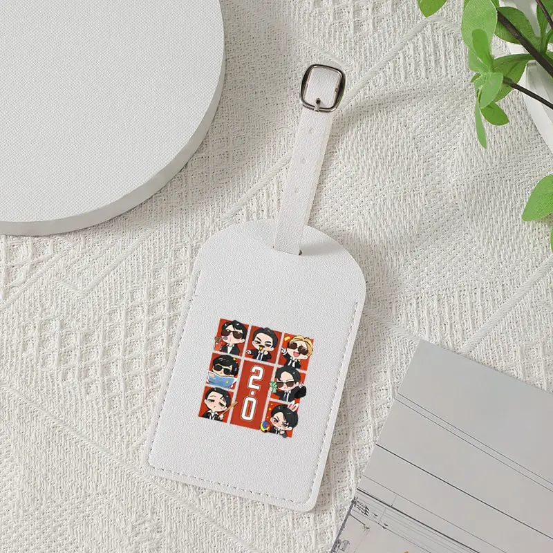 

PU Luggage Tag Arirang 2 0 World Tour 2026 Kpop Fan Gift Material Designed To Be A Sturdy Id Tag for Your Travel Bags Fashion