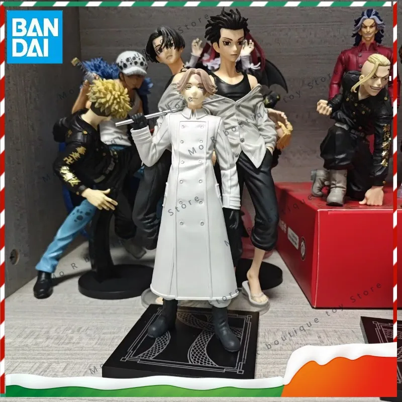Bandai Tokyo Revengers Hayashi Ryohei Hanma Xiuji Manjiro Sano Draken Daiju Shiba Anime Action Figures Ornaments Model Toys