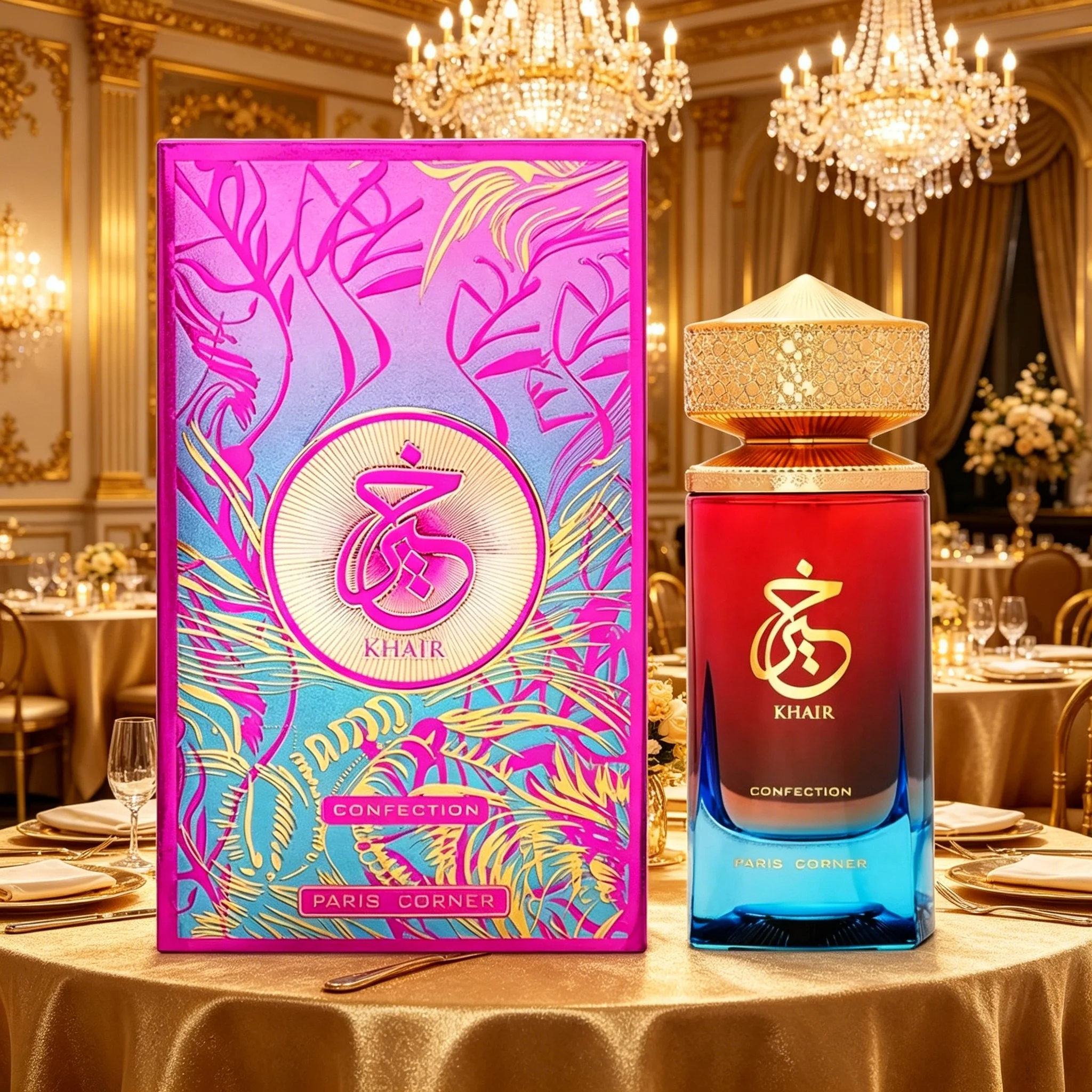 

Bottles of Paris Corner Women's Eau De Toilette, 3.38oz, Soft Sweet Fresh Fragrance, Long-lasting Fragrance, Natural Light Scent