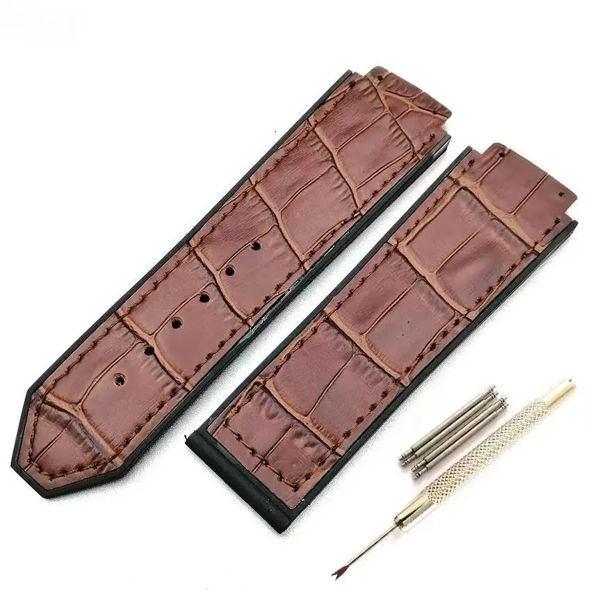 ساعة بديلة من الجلد للرجال والنساء ، حزام سيليكون رياضي ، الموضة ، 19 حزام x 25 ساعة