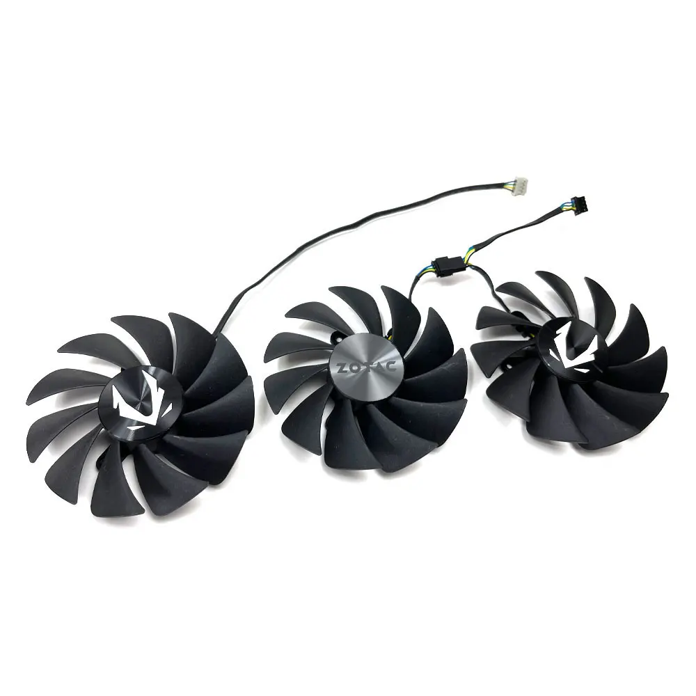 GA92S2U CF9015H12S RTX 3080 TRINITY OC GPU Fan，For ZOTAC GAMING RTX 3070 TI、3080、3080 TI、3090 TRINITY OC Video card cooling fan