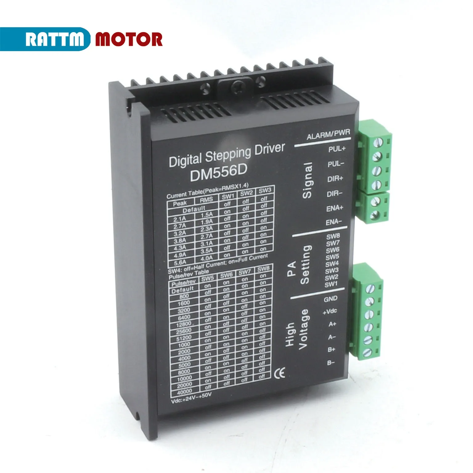 【In EU】3 / 4 Pieces DM556D Stepping Motor Driver Digital Stepper Driver 24-50VDC 5.6A/256 Microstep for CNC Nema23 Stepper Motor