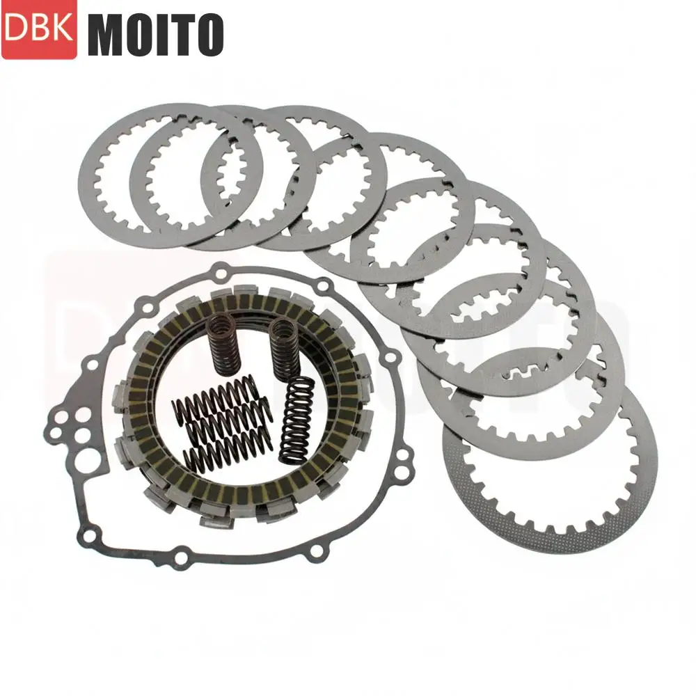 Motorcycle Complete Clutch Kit Heavy Duty Springs Gasket Clutch Friction Plates For Yamaha YZF R6 R6S FZ6 2003-2009