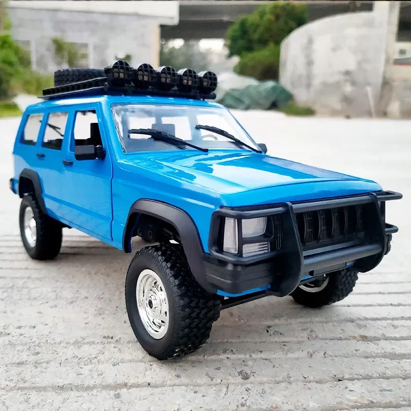 Cherokee Carro De Controle Remoto, 4-Wheel Drive Escalada Jeep Veículo Brinquedos Para Presente De Aniversário, RC Mn78, 1:12, 2.4GHz, Escala Completa