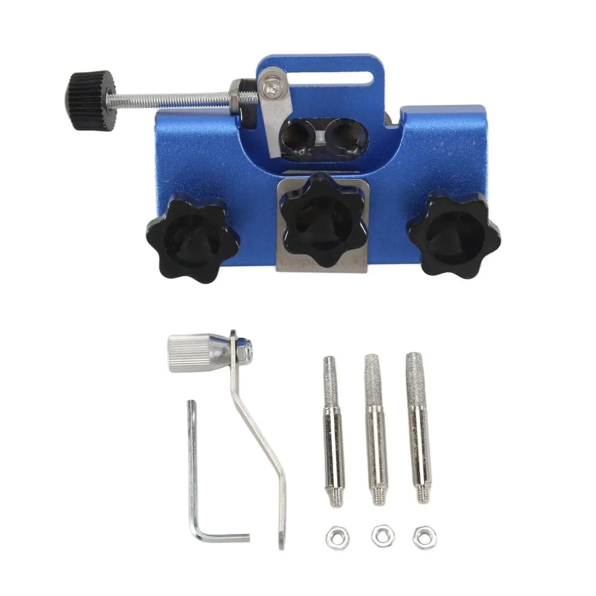 A89X Portable Hand-Operated Chain Grinder Set Chain Clamp Grinder Chainsaw Chainsaw Quick Grinding Tool