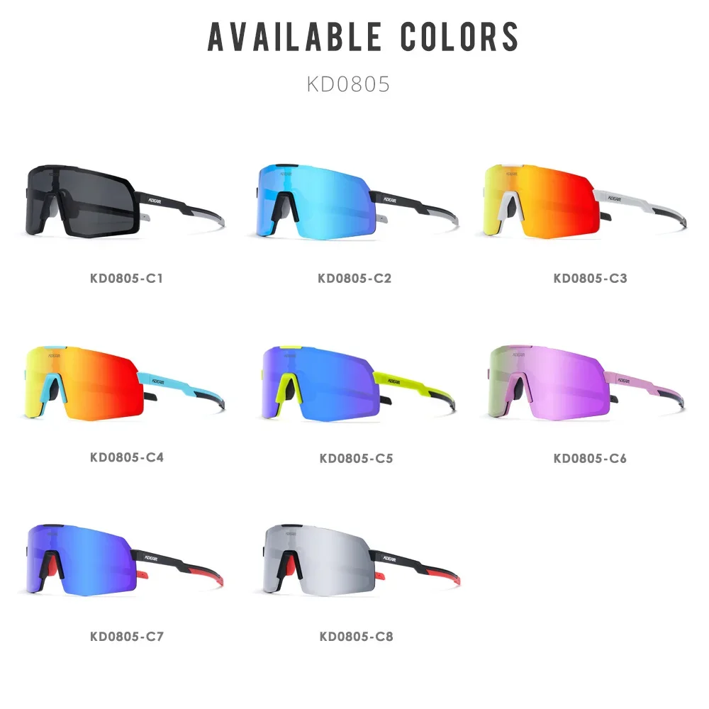 

KIZN интегрированные ветрозащитные очки для близорукости по рецепту уличные очки для мужчин и женщин поляризационные спортивные солнцезащитные очки от -0,50 до -6,0