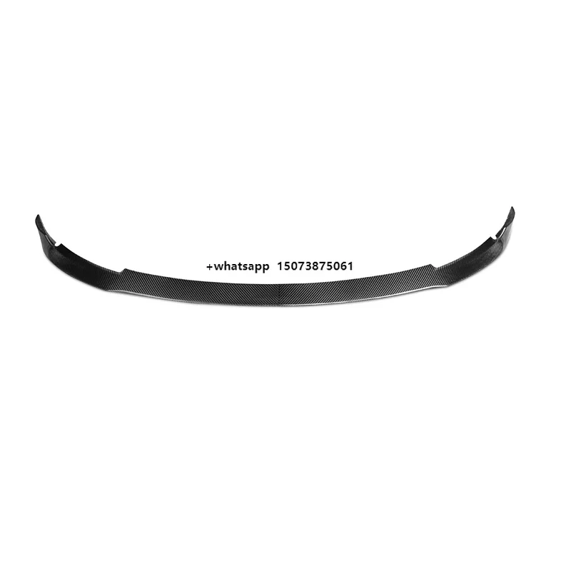 PT Style Dry Carbon Fiber Car Part Front Bumper Front Lip for Model 3 2016-2019 Carbon Diffuser