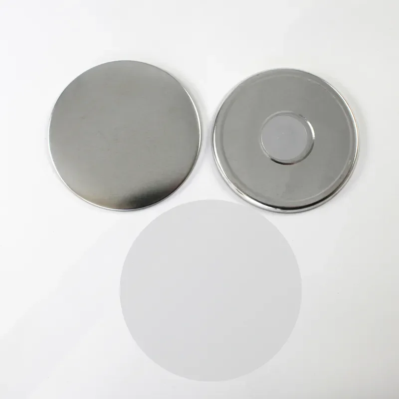 2026 Wholesale High Quality DIY Round 75mm Fridge Magnetic Button Badge Fridge Magnet