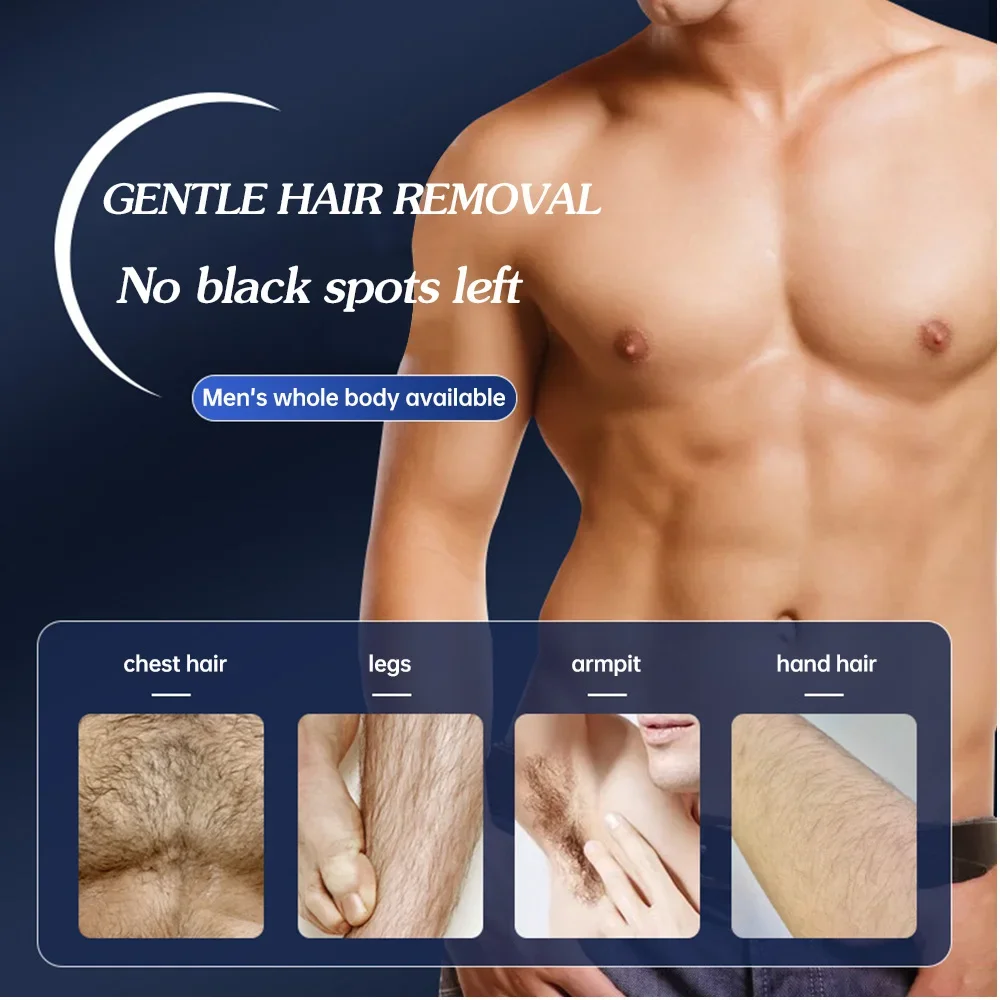 Painless Hair Removal Cream Permanent Hair Remover for Men\'s Armpit Legs Arms Hair Growth Inhibitor Depilatory Body Cream