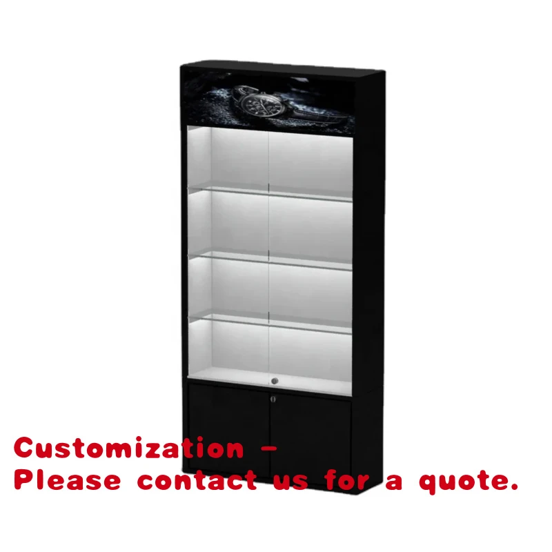 

custom.Wooden Glass Perfume Shop Furniture Perfume Store Design LED Perfume Display Cabinet Showcase
