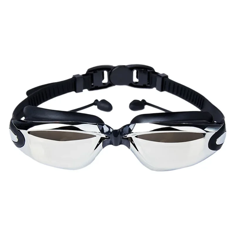 High definition swimming goggles anti-fog eye protection silicone waterproof swimming equipment electroplated swimming goggles