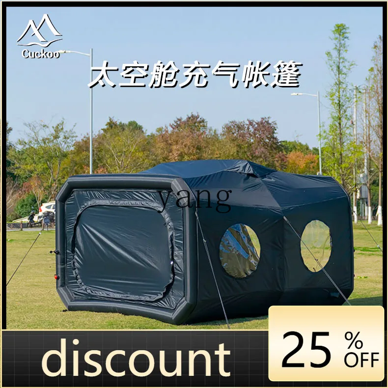

LH inflatable tent, quick opening, rainstorm protection, lightweight camping tent