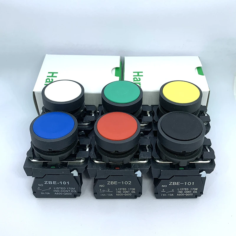 Xb5 -aa31 Xb5aa42c Flat Since Reset Point Action Button Switch 22 Green Red 1 Open 1 Close