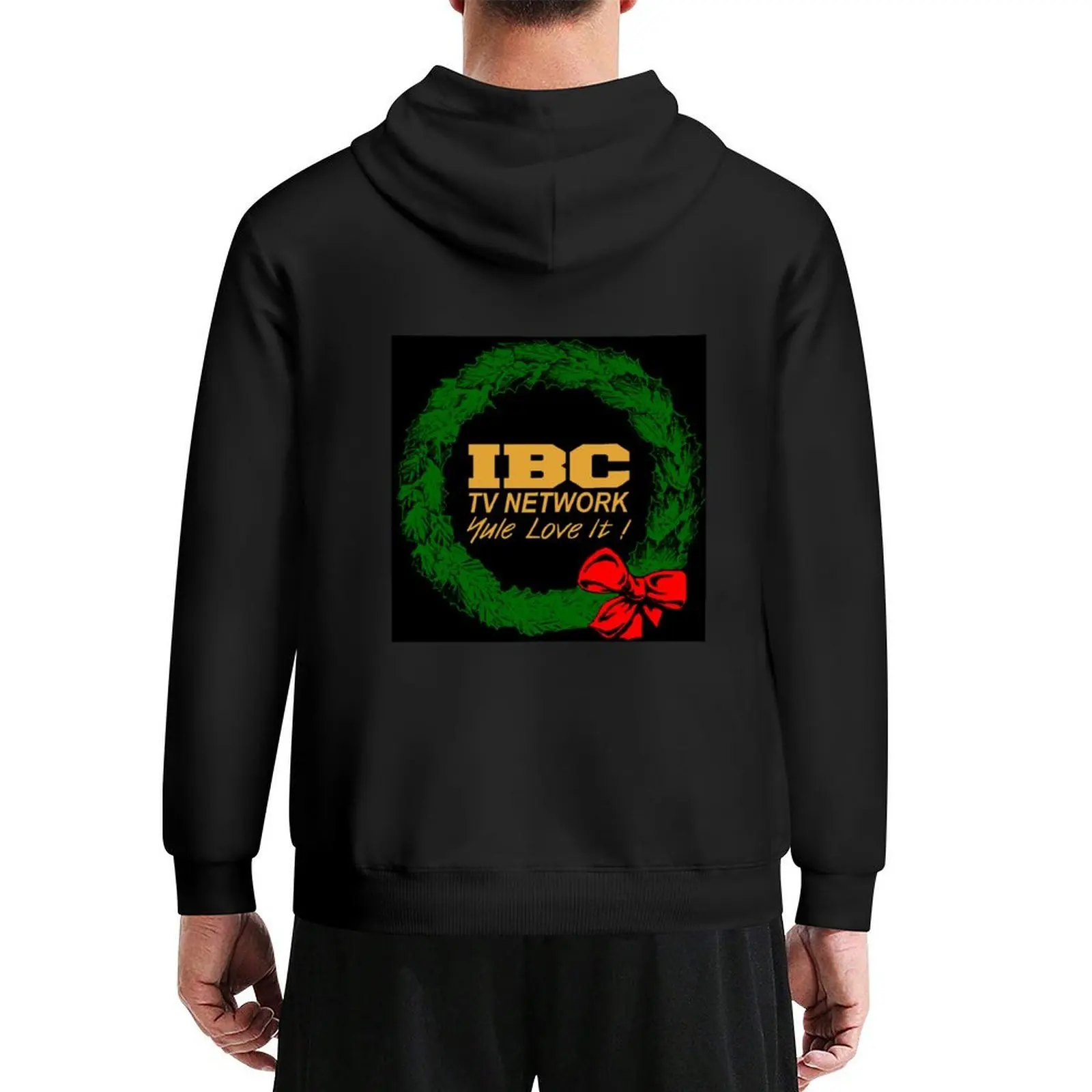 

IBC TV Network Hoodie japanese style men's clothing men's sweat-shirt set mens clothing japanese hoodie