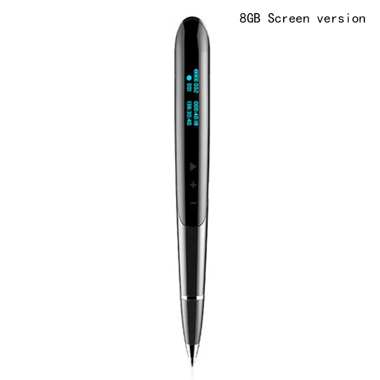 Professional Noise Reduction HD Remote Voice Control Pen-Shaped Long Standby Voice To Text U Disk MP3 Recorder