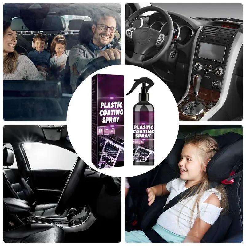 Car Cleaning Spray Interior 120ml All Multi Purpose Cleaner Total Interior Cleaner And Protectant Dry Cleaning Agent