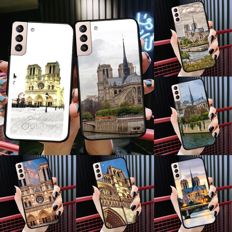 Notre Dame De Paris Case For Samsung Galaxy S23 S21 Ultra S20 FE S8 S9 S10 Plus Note 10 Note 20 S22 Ultra Coque