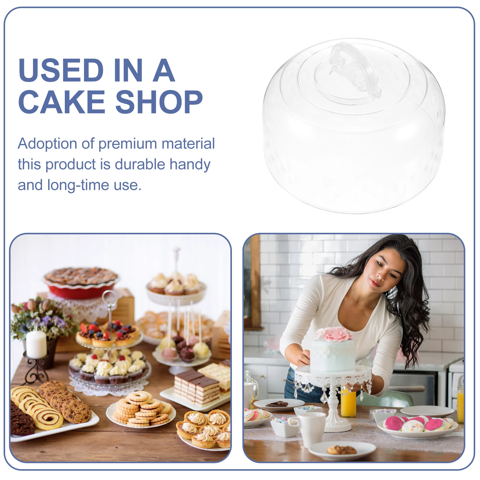 

Food Preservation Cover Dessert Protection Covers Reusable for Lid Storage Cake