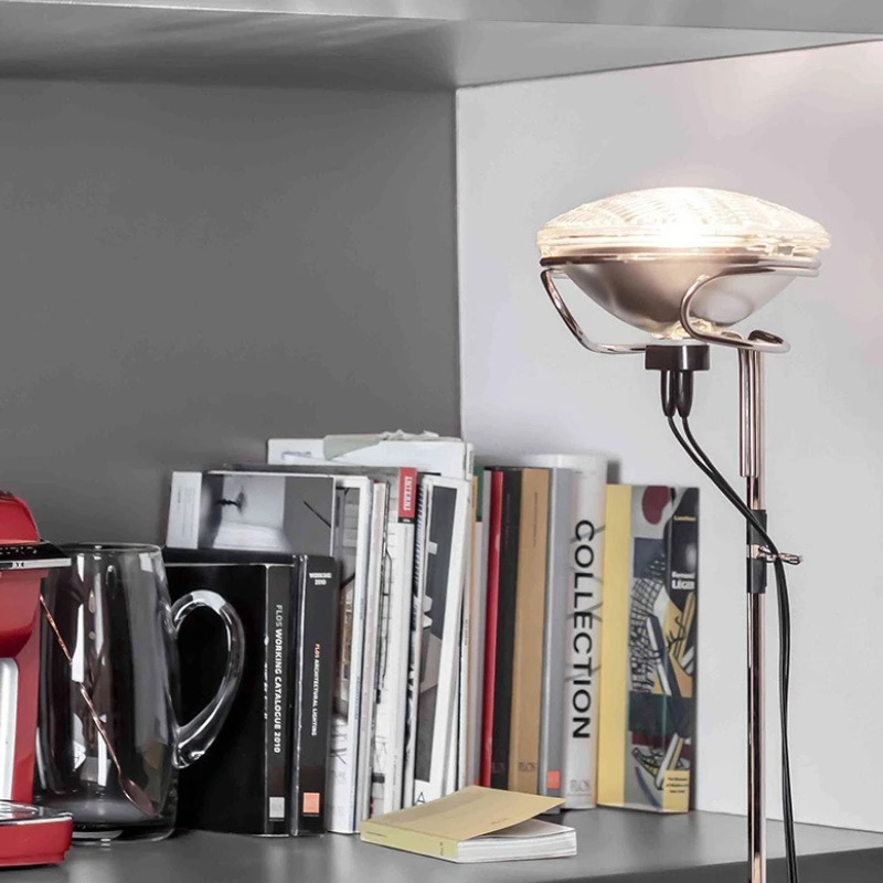 SANDYHA Italian Designer Style Stainless Steel Floor Lamp for Living Room Decoration LED Light Study Indoor Lighting Fixtures