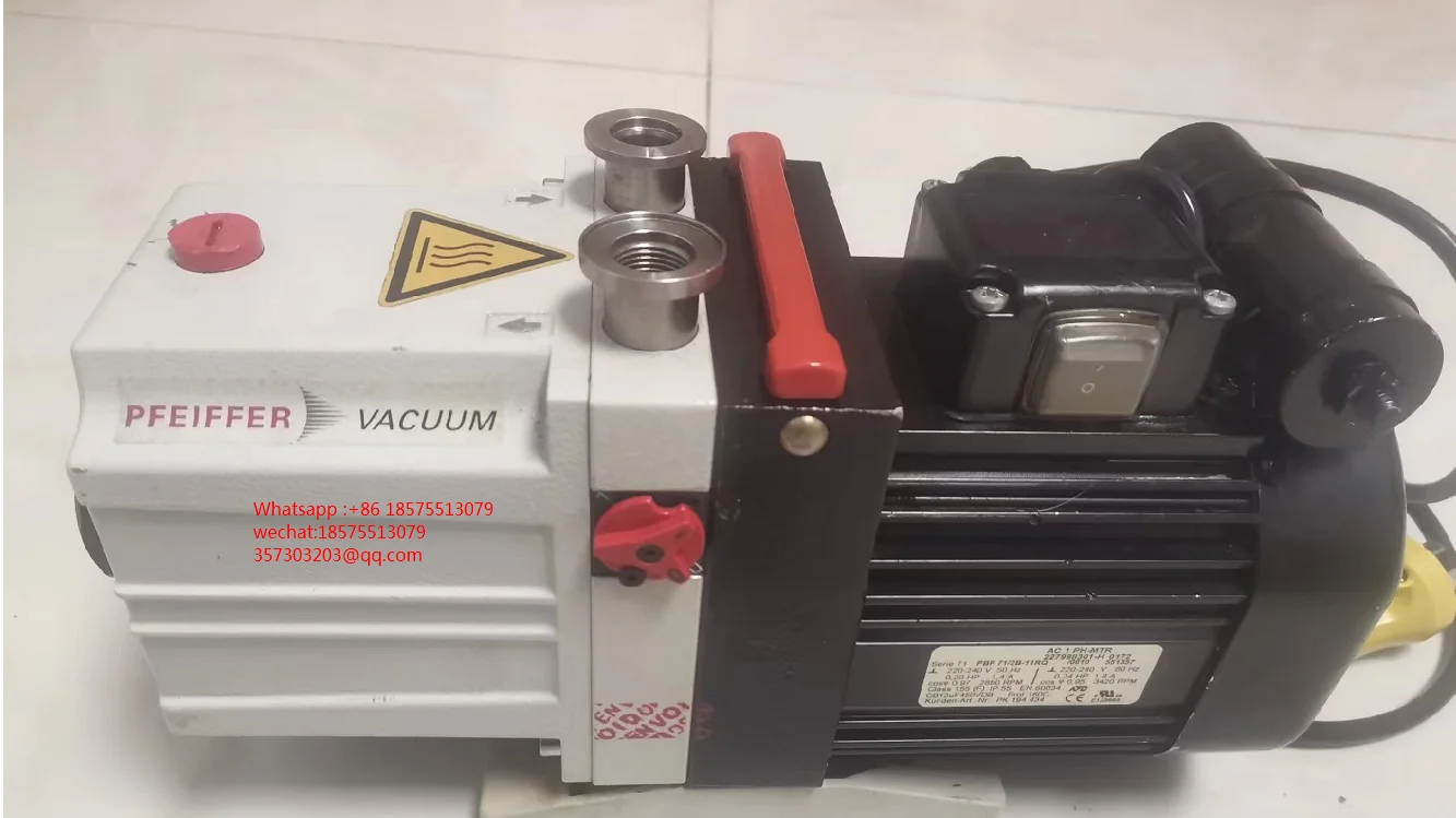 PFEIFFER DUO2.5 Vacuum Pump Vacuum Pump For Laboratory Purposes, 220V Voltage USED