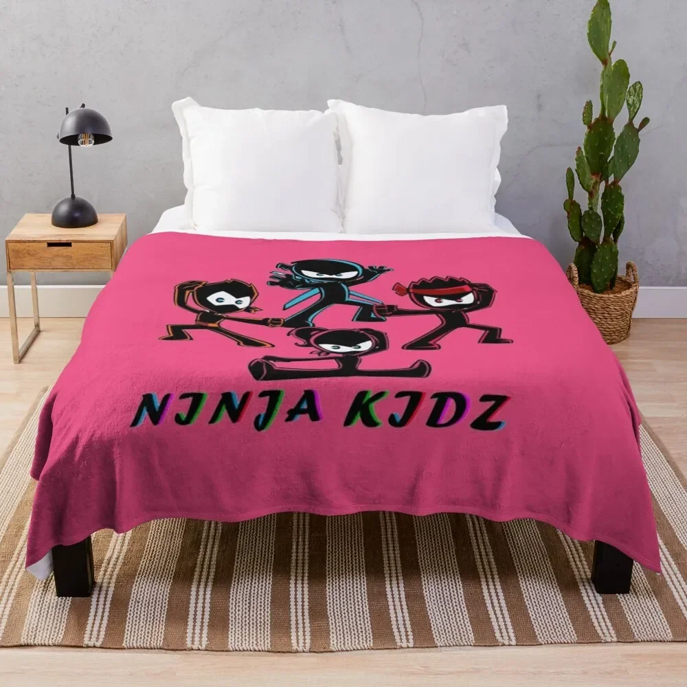 

Ninja Kidz Throw Blanket For Baby Plush Blankets