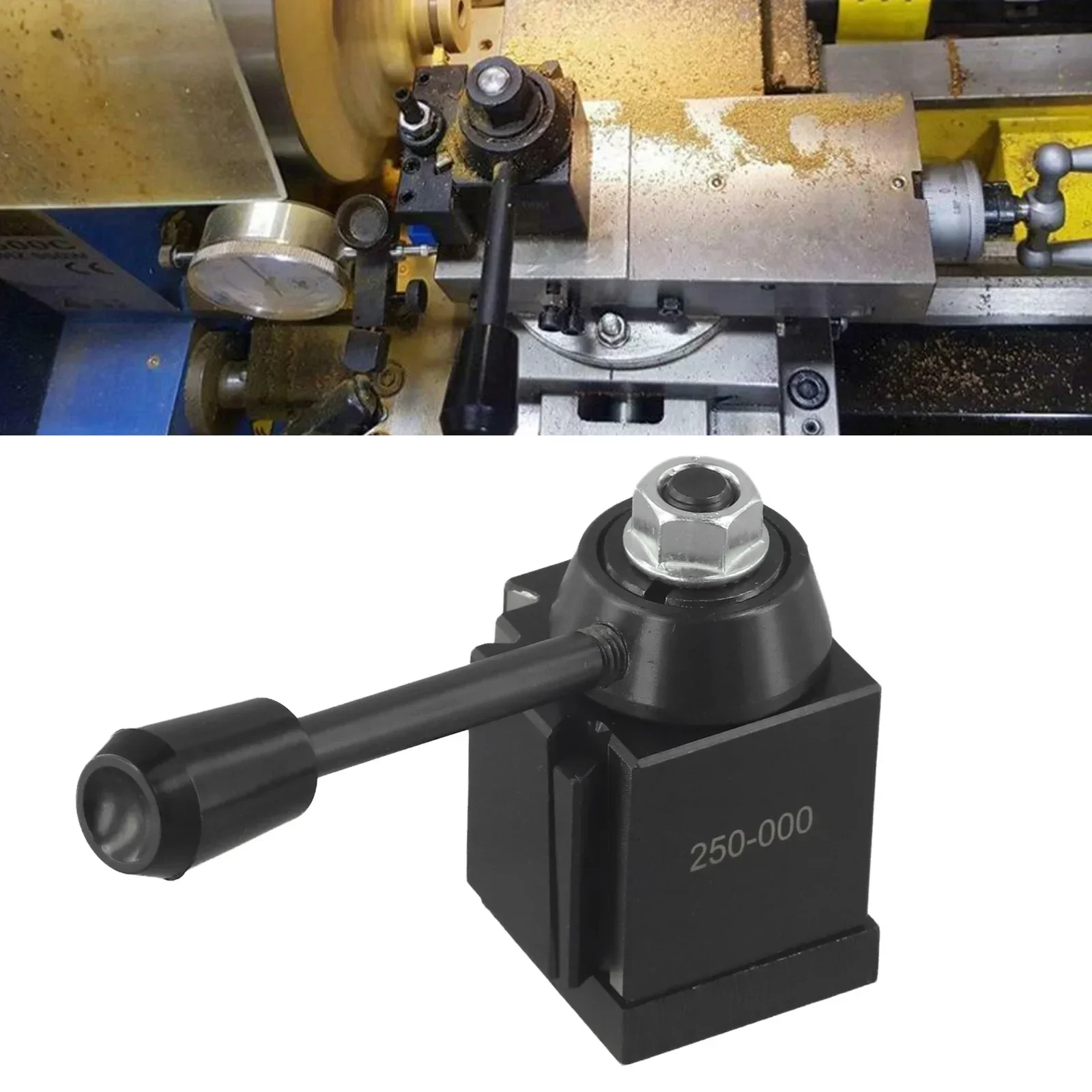 3pc For Lathe Tool Post Set for OXA Wedge Type Featuring Quick Change Turning and Facing Holder for Machining and Boring
