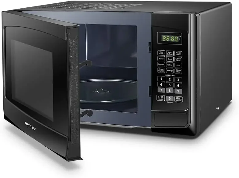 Horno Microondas |   Reemplazo perfecto para vehículos recreativos |   Potencia de 900 W, 10 niveles de potencia Pantalla LED interior de fácil limpieza Configuración de cocción rápida