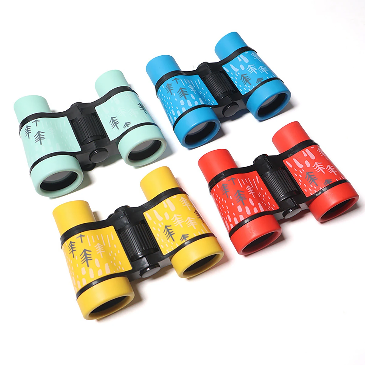 1 Entry-Level Forest-Style Printed 4X30 Optical Binoculars, a Necessary Tool for Outdoor Hunting and Long-Sightedness