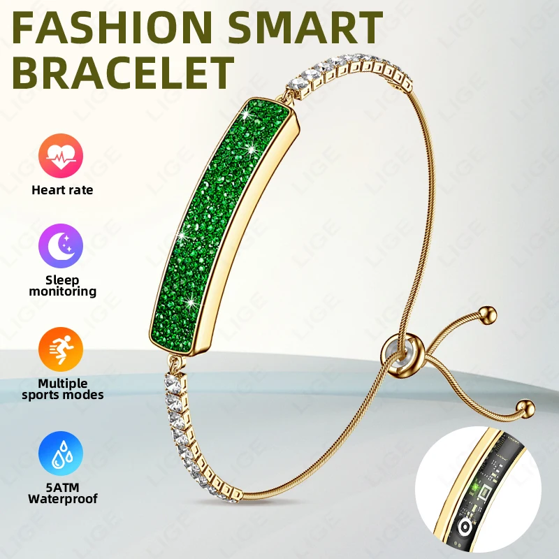 

New LIGE Smart Watch 5ATM Waterproof Multiple Sports Modes Sleep Monitoring Women‘s Smart Bracelet Smart watchs For Android lOS