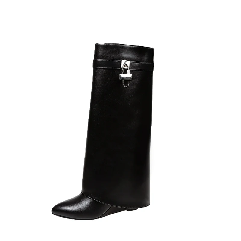 2026 السيدات الشتاء الجديد الإفراط في الركبة الأحذية مدبب الاتجاه فاسق عادية عالية الكعب أحذية ركوب الخيل مجموعة متنوعة من الاختيار الأحذية النسائية