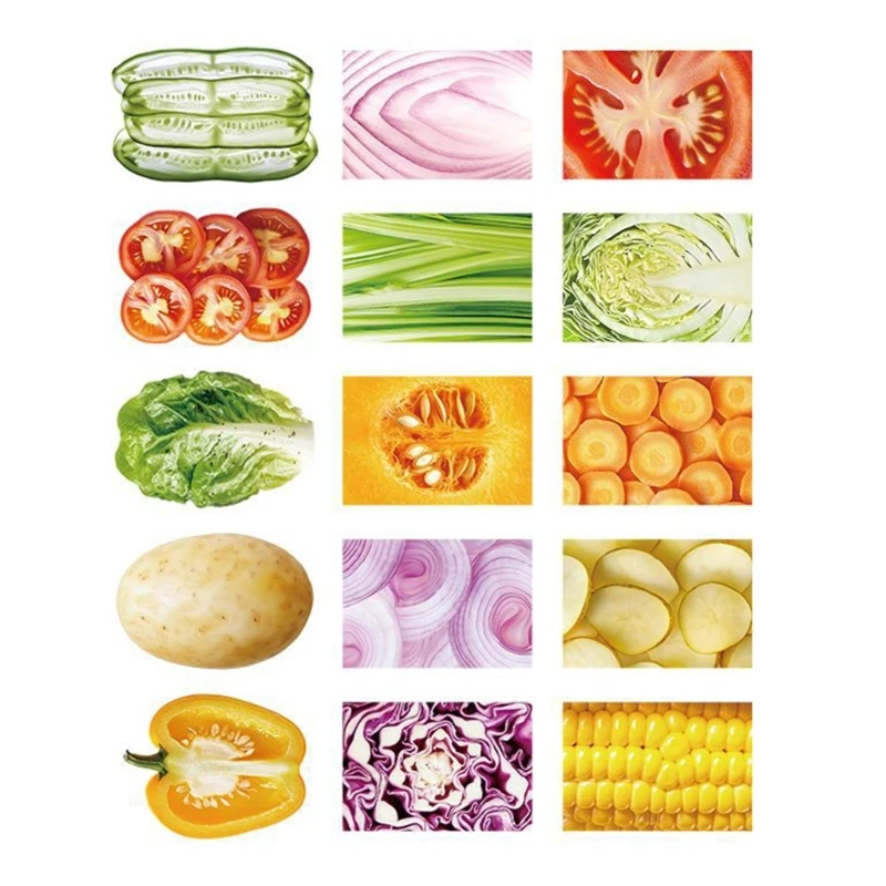 96GE 30 ورقة الفاكهة الخضروات منقوشة اوراق الملاحظات الكتابة الإبداعية دفاتر الملاحظات لسكرابوكينغ مجلة بطاقة صنع المشروع الحرفي #5