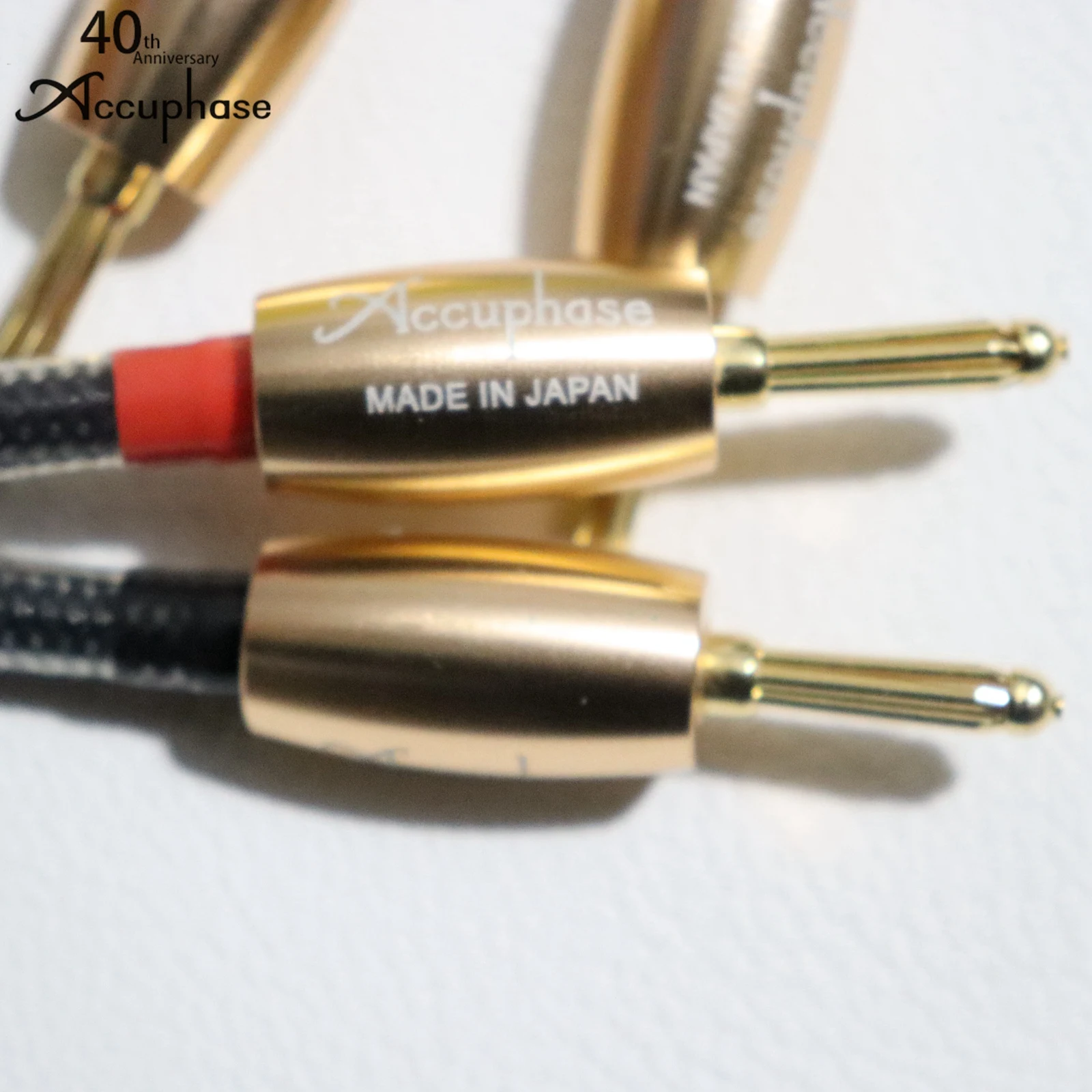 1 Pair Hifi Audio 12Awg Accuphase audiophile Speaker Cable loudspeaker amplifier line With Original Gold Plated Banana Plug