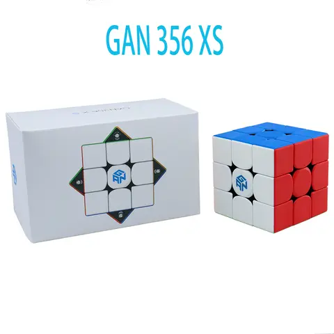 GAN 356XS Lite 3x3x3 자기 속도 Gan 큐브 3x3 전문 스티커가 없는 GAN 356 XS 퍼즐 Gan 타이머 GAN 356 X V2 자석