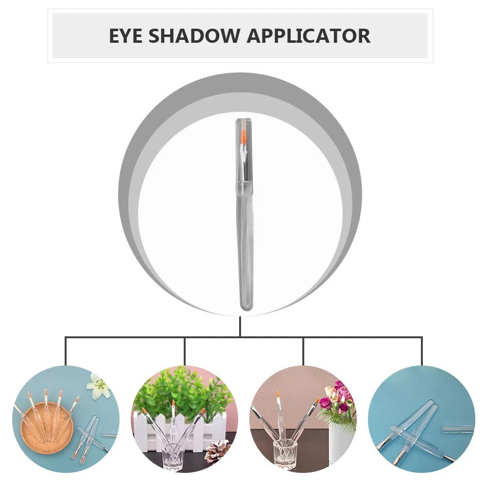 20 Stück Make-up-Pinsel aus synthetischen Fasern, Lippenpinsel für die Auftragung von Lippenstift, Balsam und Glanz, tragbares Werkzeug, doppelseitiges Design